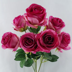 FLORES- RAMO ROSA ELEGANTE x 7- FUCCIA- KMYA18043ok