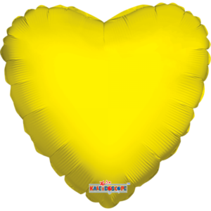 GLOBO- SOLIDO- CORAZON 18´´- AMARILLO- KMYA34099